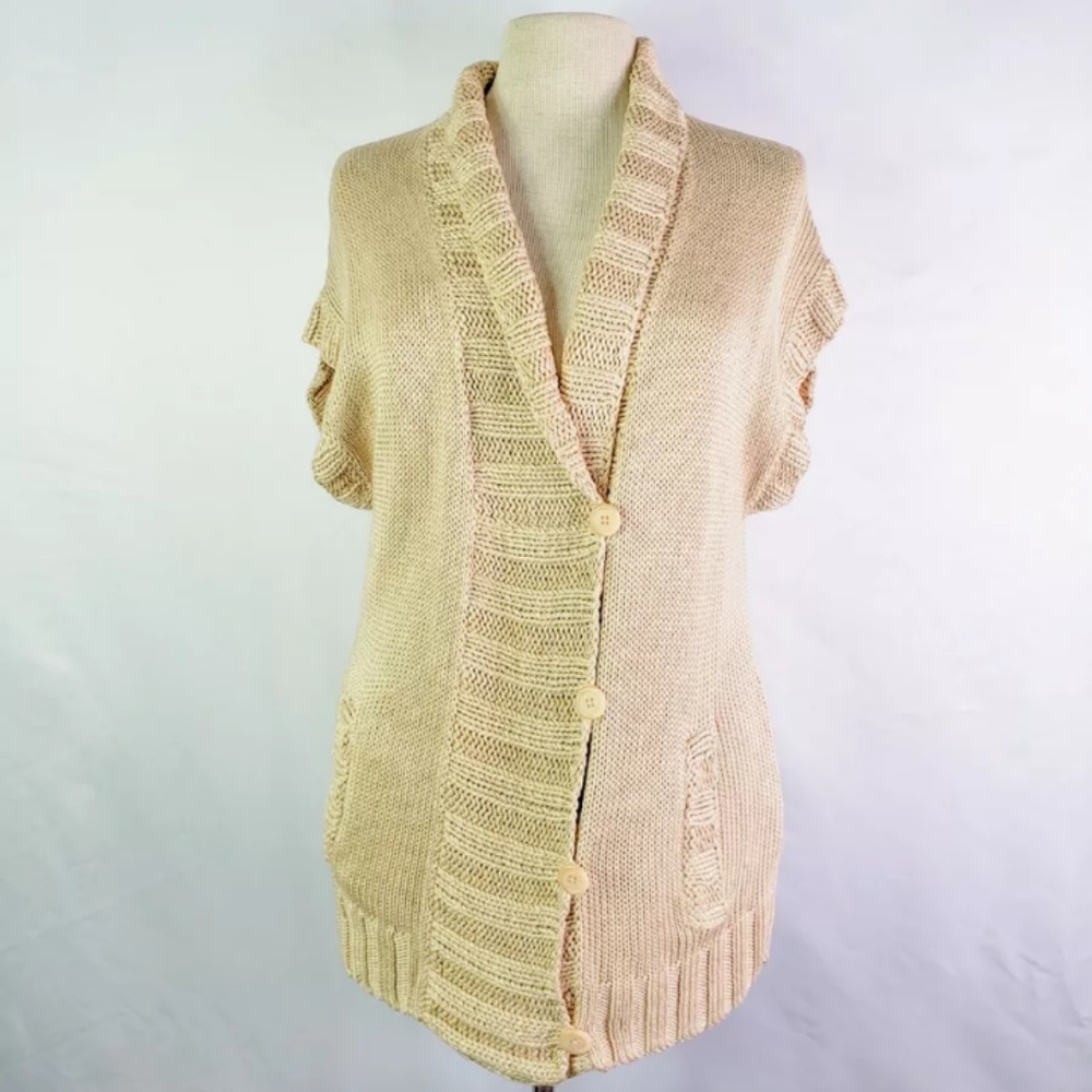 RALPH LAUREN Black Label Women Knit Shawl. Size M.